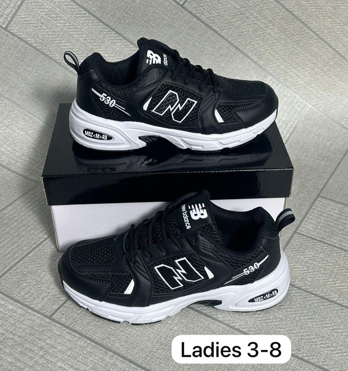Ladies Black Tech-Sport Sneakers