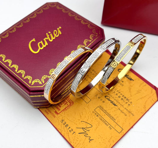 Inspired open bracelet for ladies.
