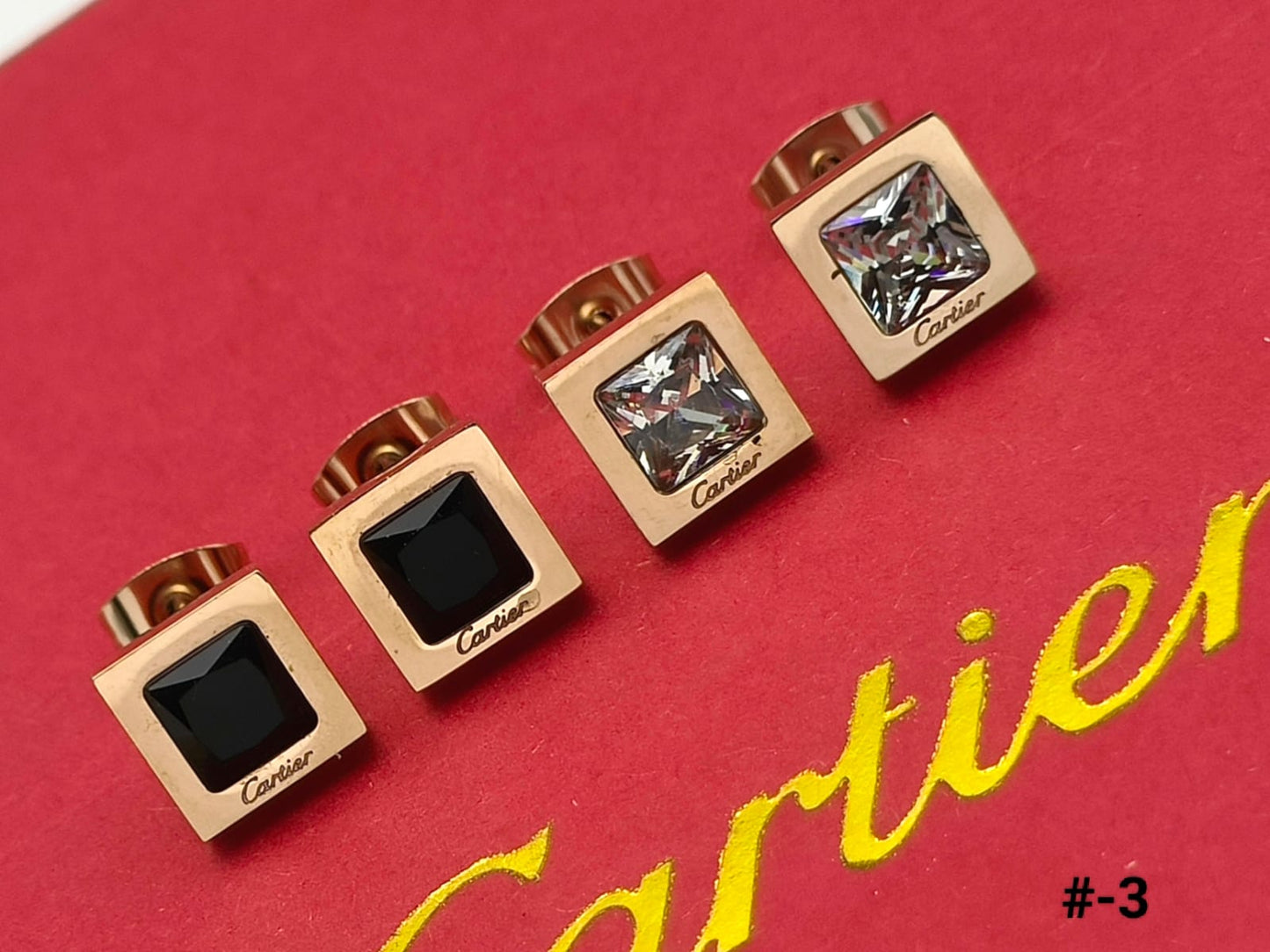 One pair of studs for ladies