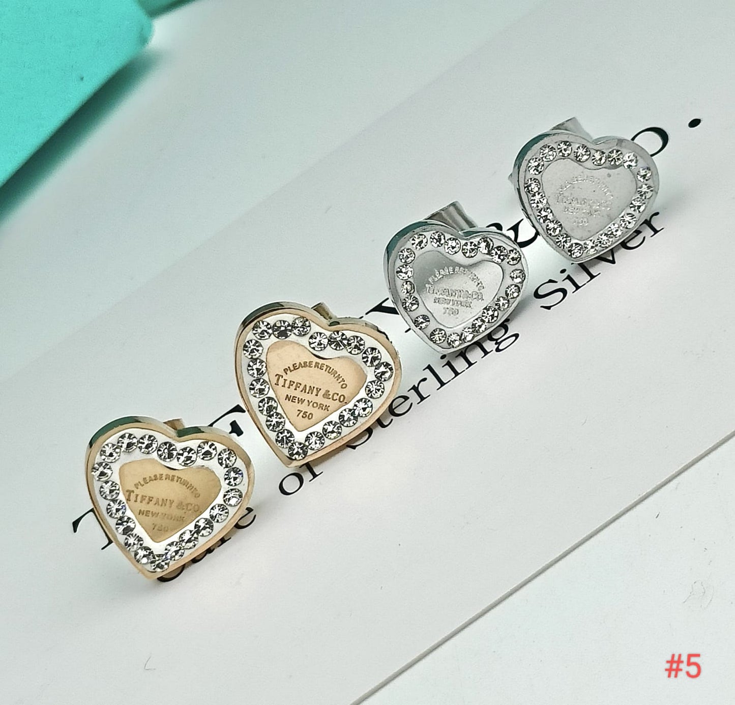 One pair of studs for ladies