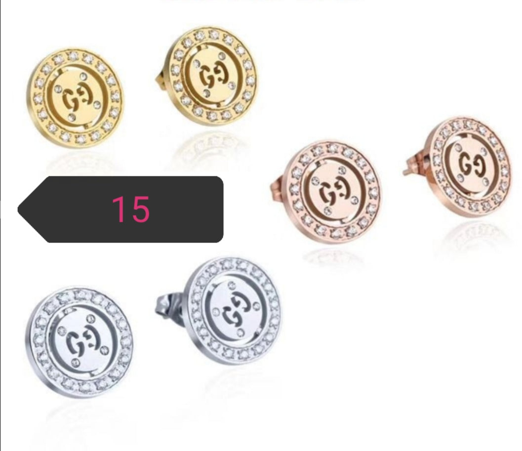 One pair of studs for ladies