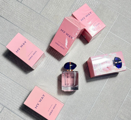 Ladies perfume with sweet smell