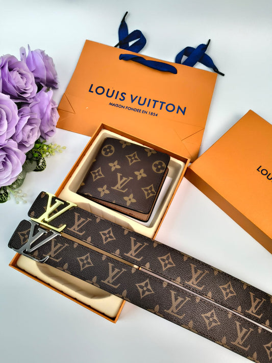 Premium Wallet Belt Combo