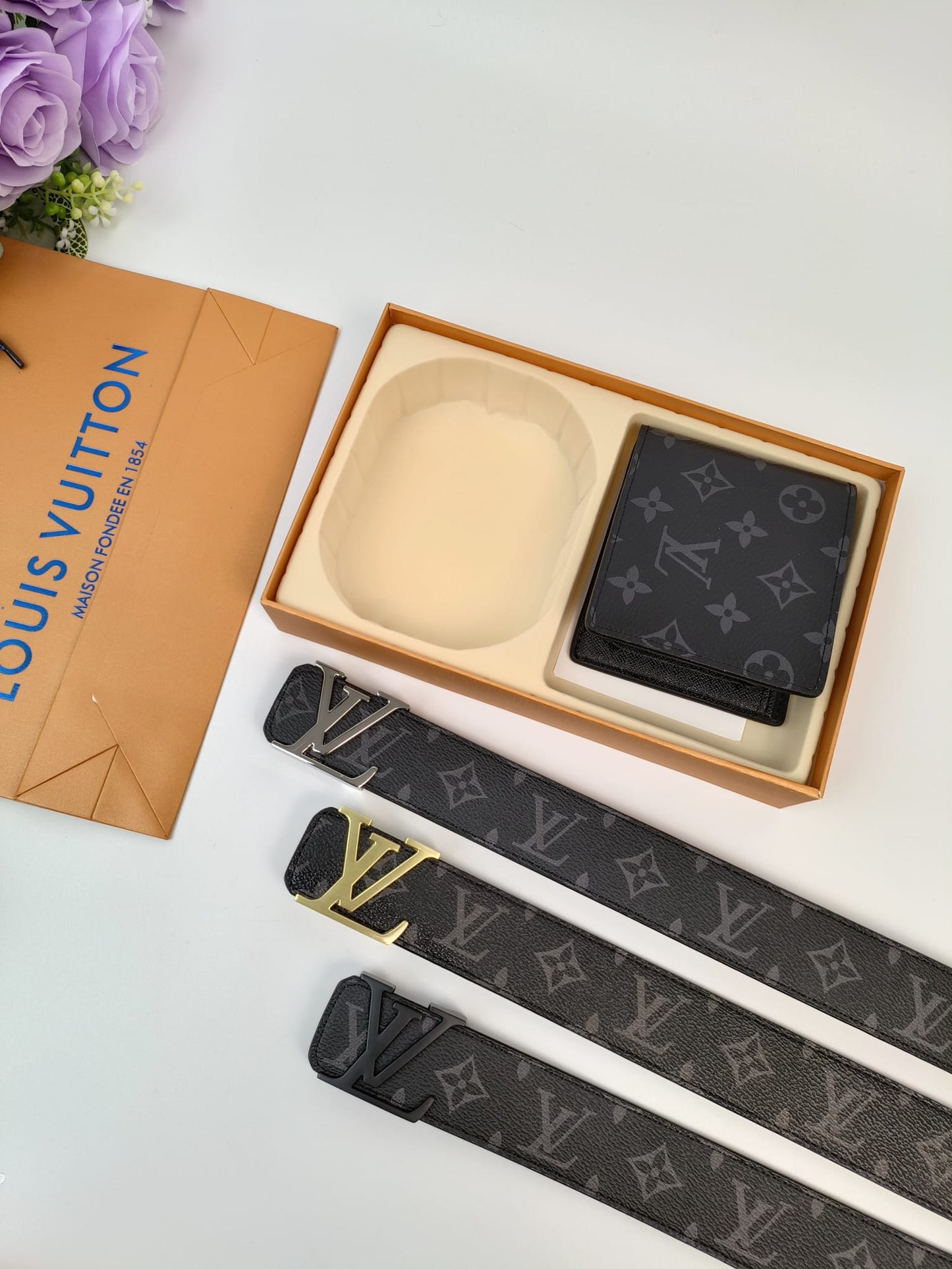 Premium Wallet Belt Combo