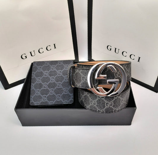 Branded Wallet and Belt