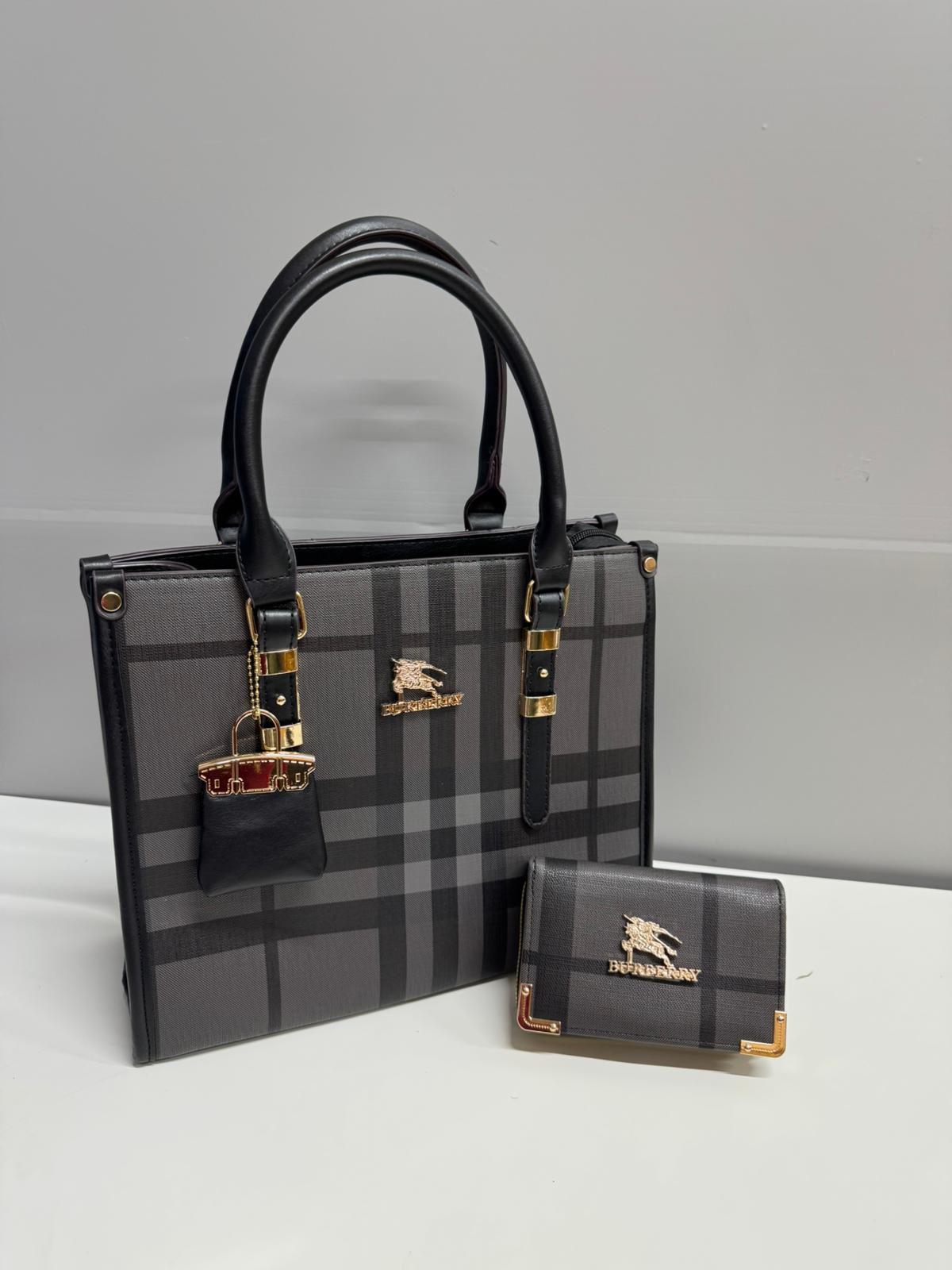 Ladies handbags and clutch set