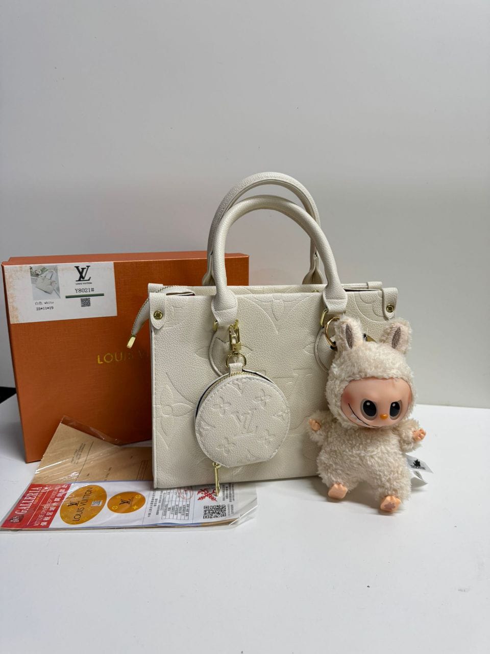 Ladies Inspired Handbag with Pendant