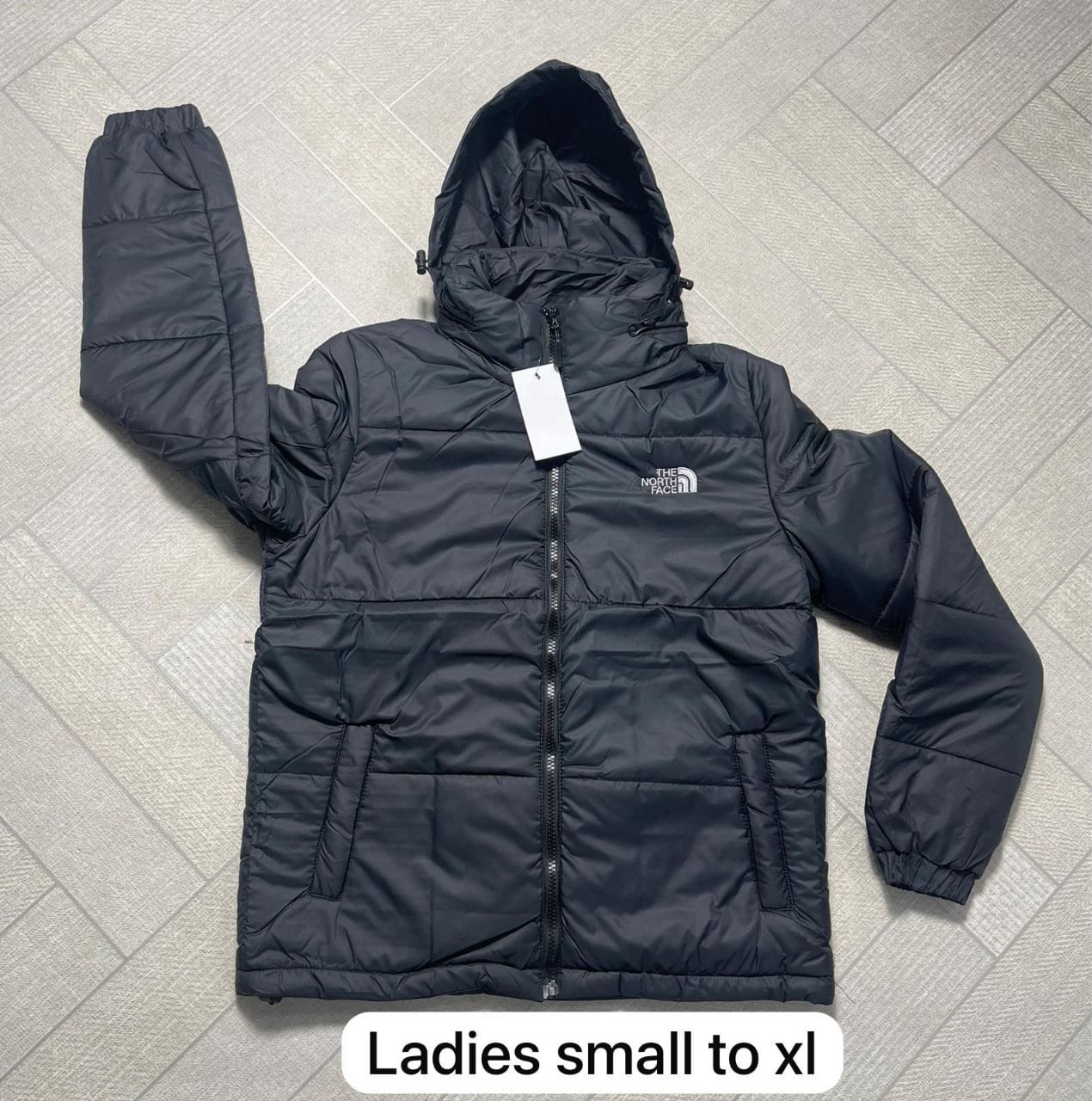 Ladies Puffer Jacket with Hood